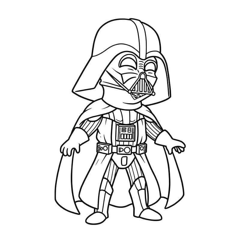 Lille Darth Vader fargelegging
