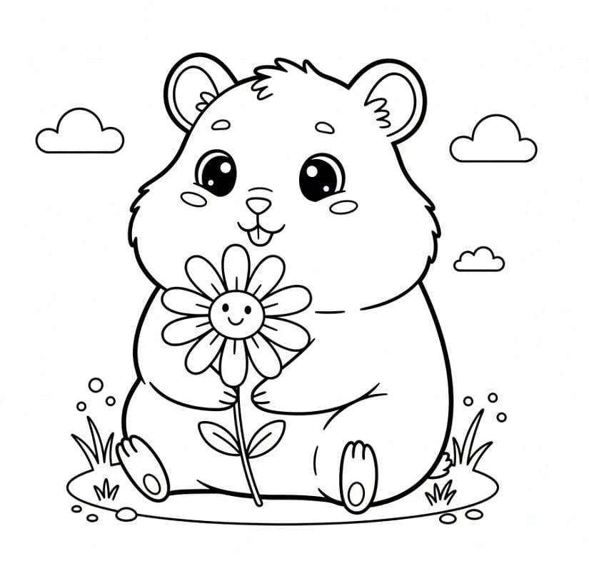 Liten Hamster fargelegging