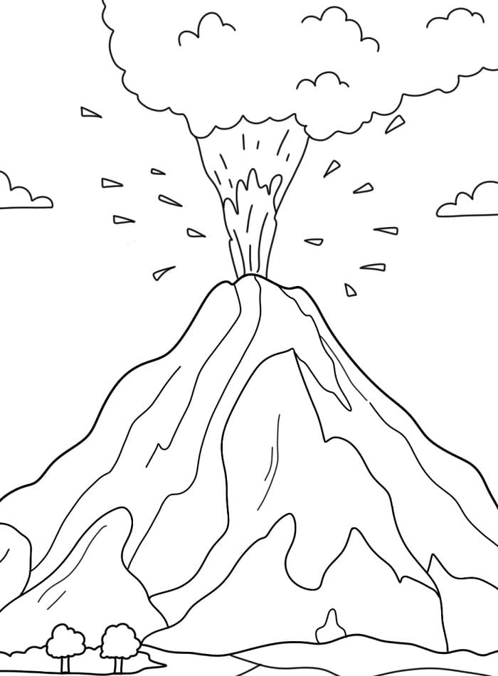 Naturlig Vulkan fargelegging