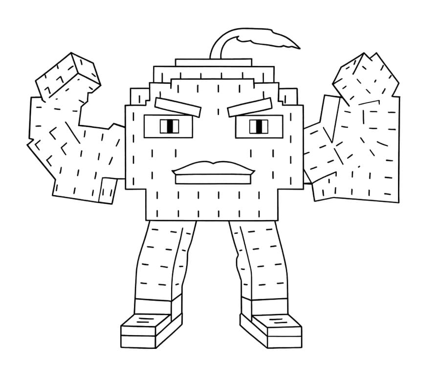 Odin Din Din Dun fra Steal a Brainrot fargelegging