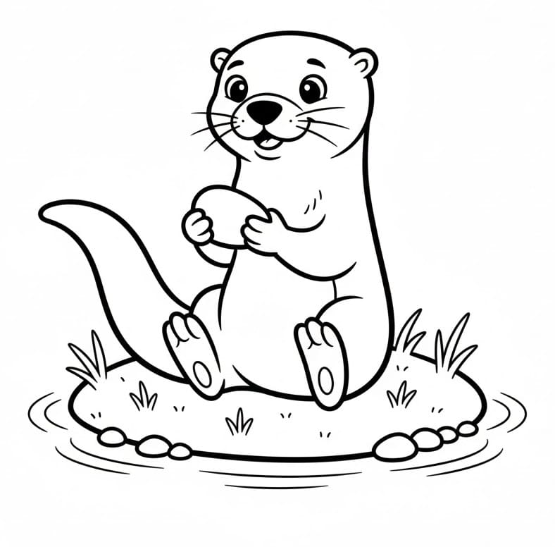 Oter Bilde fargelegging