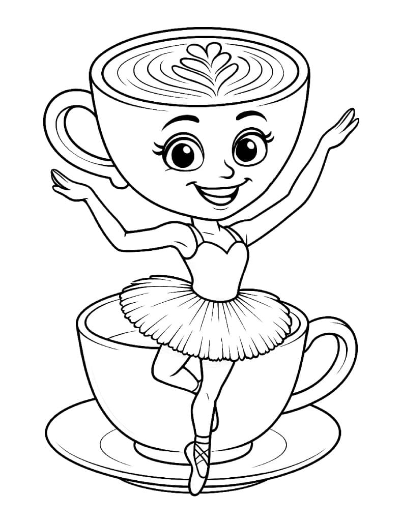 Pen ballerina cappuccina fargelegging