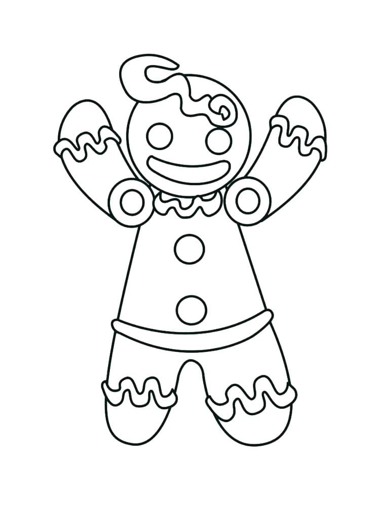 Pepperkakemann omaggio fargelegging