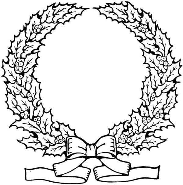 Perfekt Julekrans fargelegging