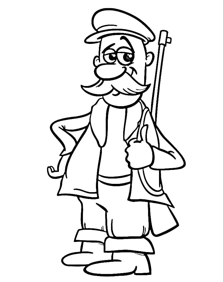 Rødhette og ulven 5 fargelegging