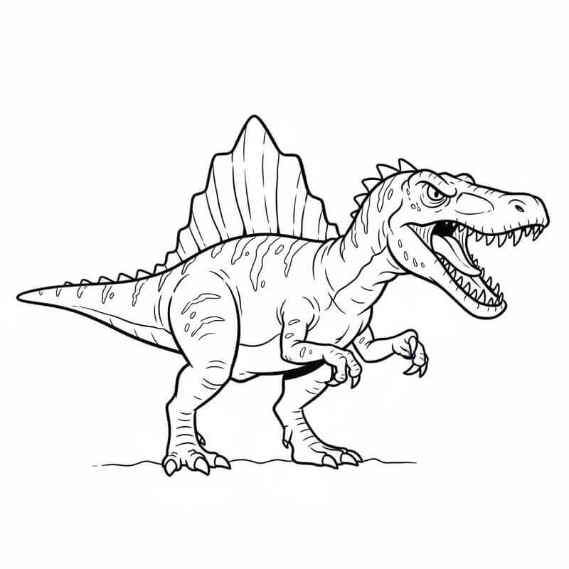 Sinna Spinosaurus fargelegging