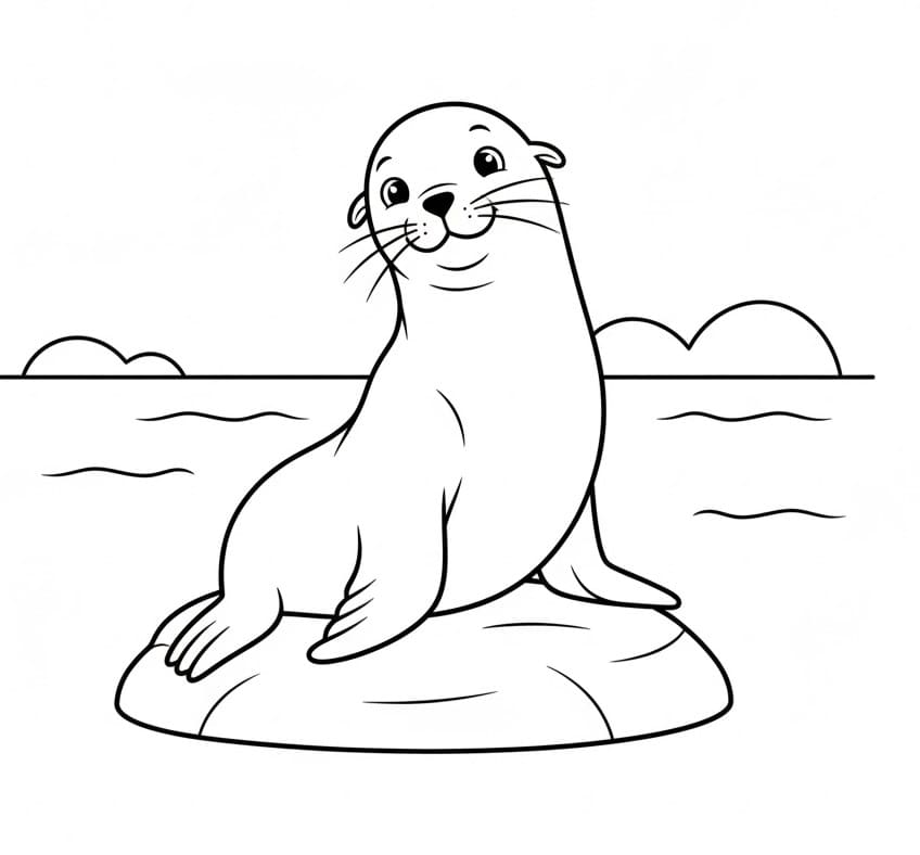 Sjøløver fargelegging