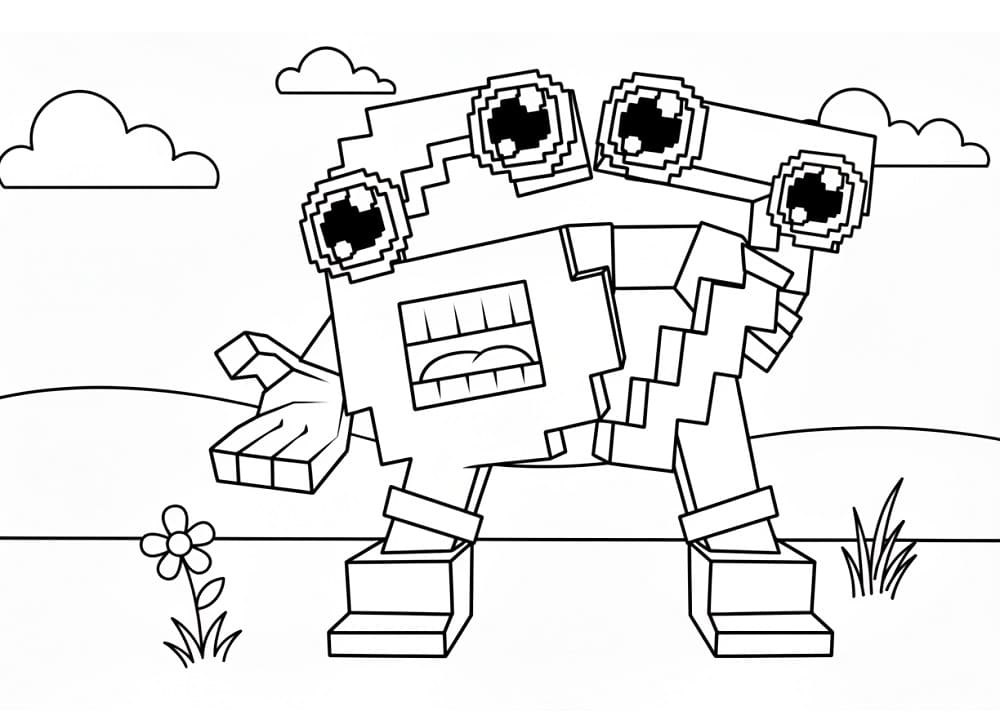 Skriv ut 67 Brainrot fargelegging