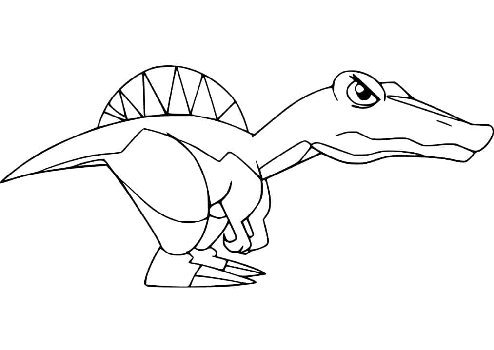 Spinosaurus-leke fargelegging