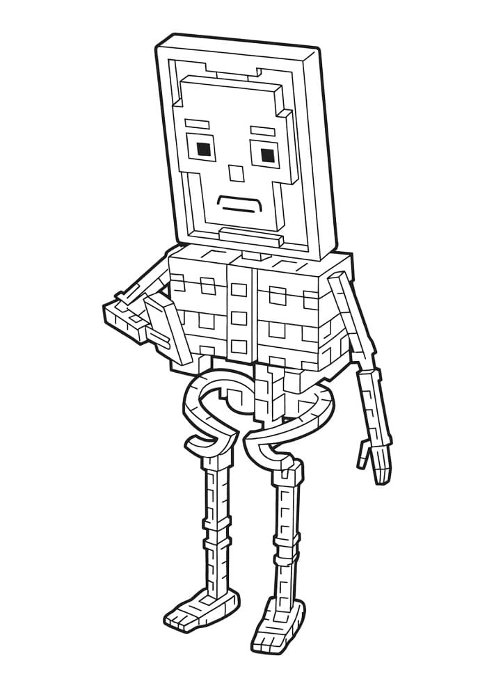 Steal a Brainrot-figur fargelegging