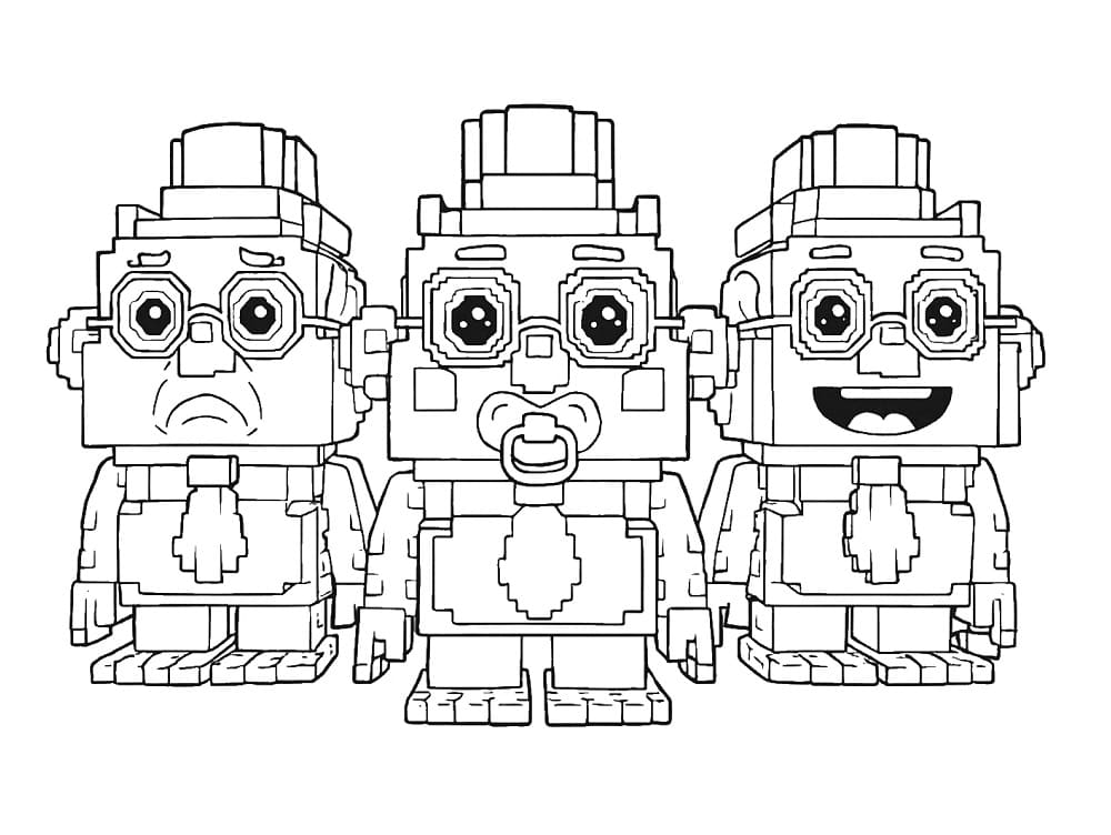 Steal a Brainrot-figurer fargelegging