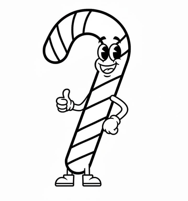 Sukkerstang Cartone fargelegging