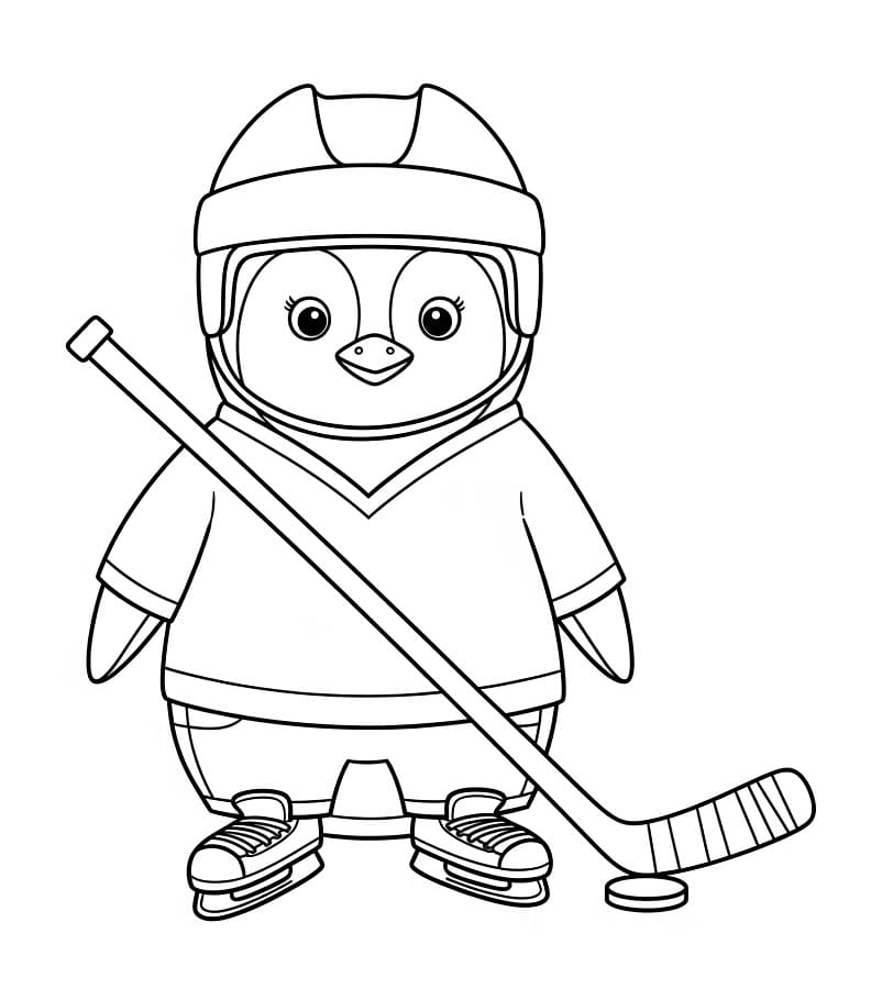 Tøff Ishockey fargelegging