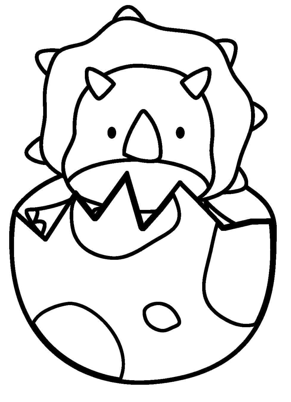 Triceratops Bilde fargelegging