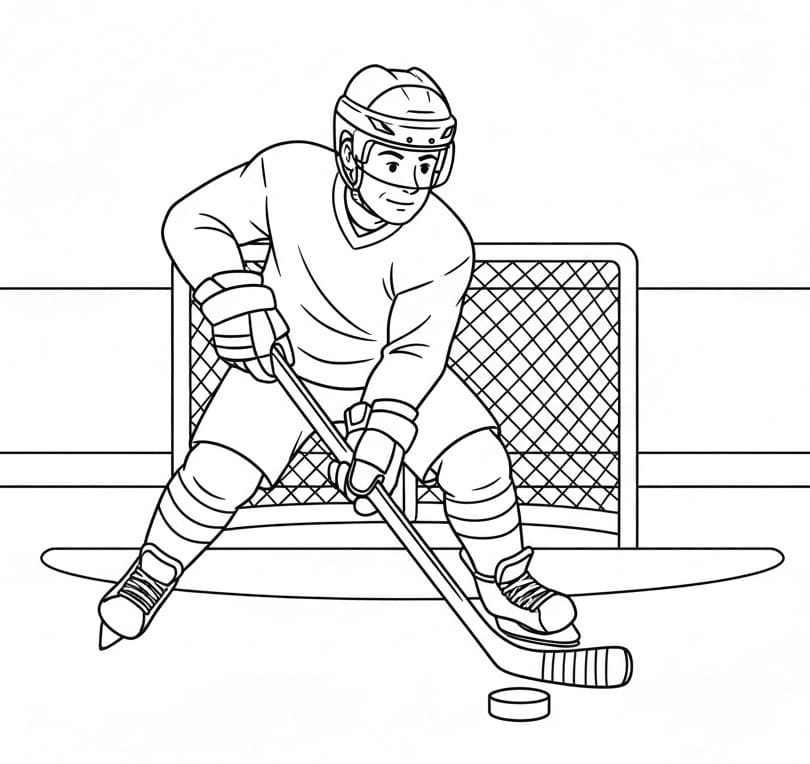 Vintersport ishockey fargelegging