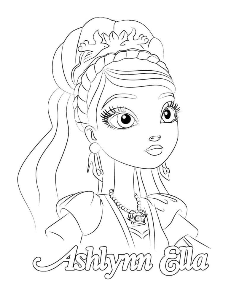 Ashlynn Ella i Ever After High fargelegging