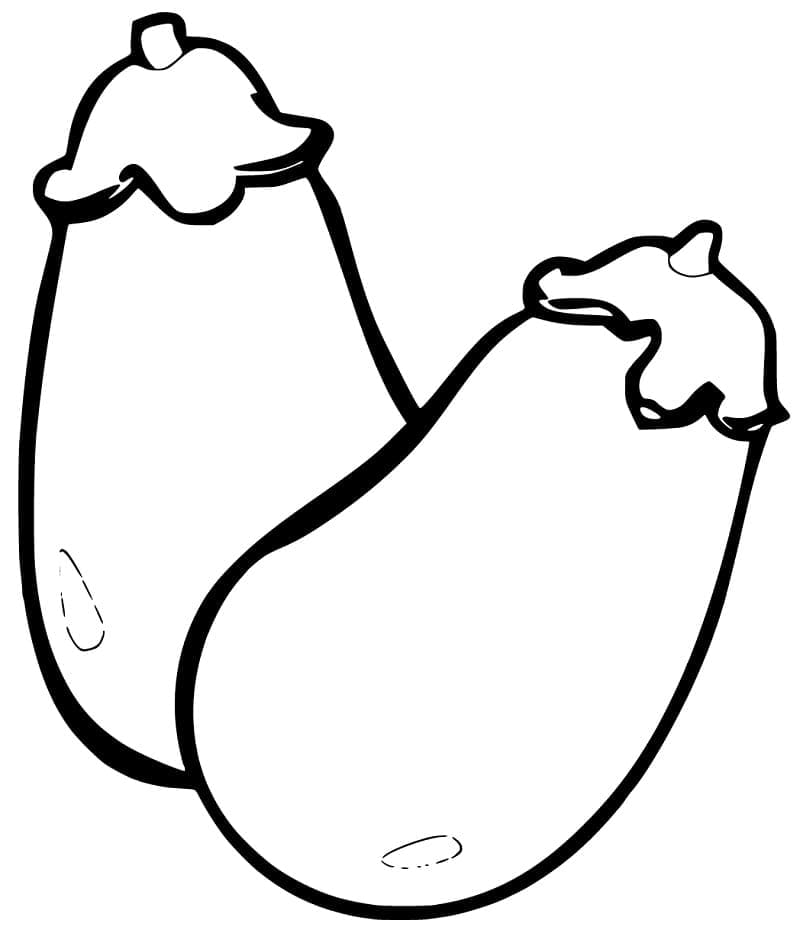 Aubergines fargelegging