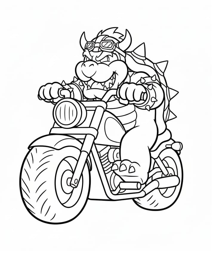 Bowser Bilde fargelegging