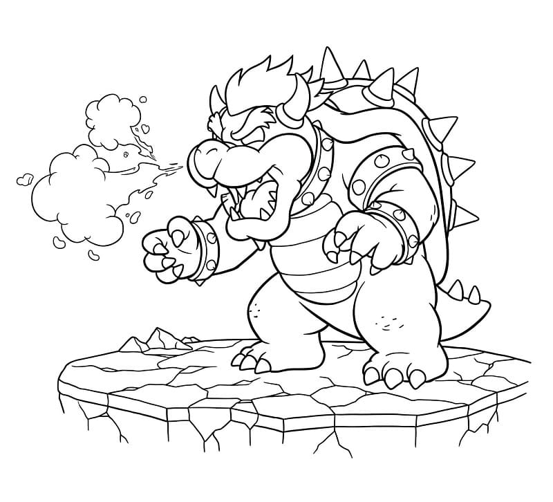 Bowser Gratis Bilde fargelegging