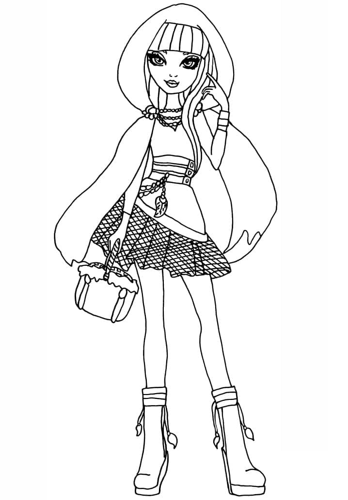 Cerise Hood fra Ever After High fargelegging