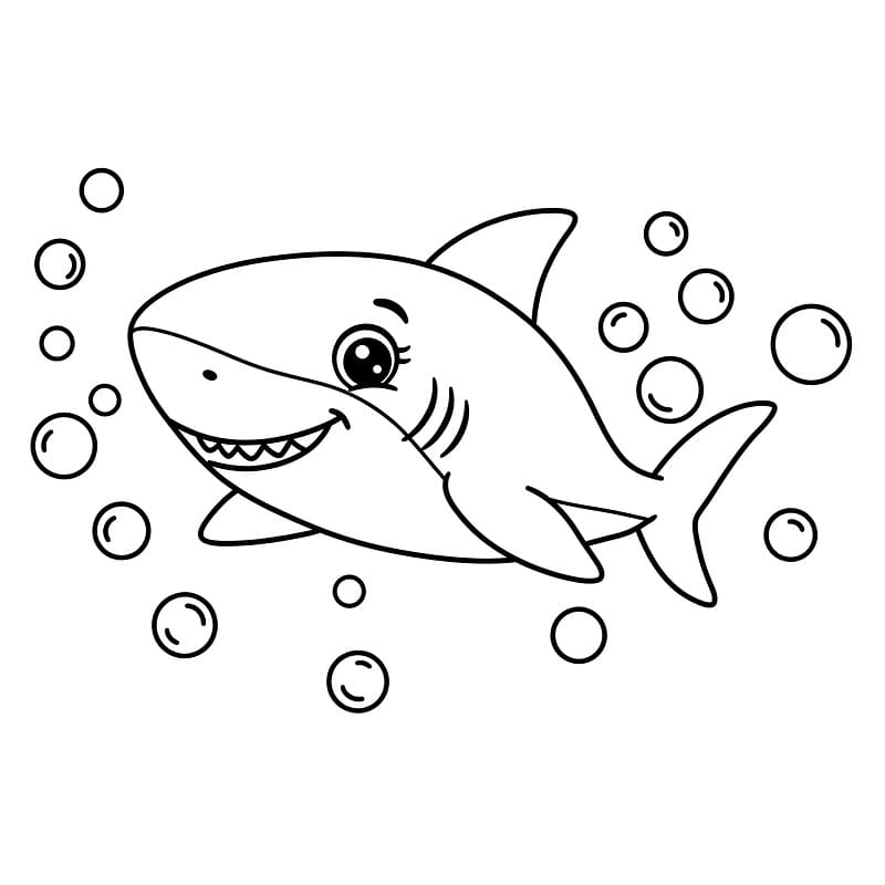 Elskelig Hai fargelegging