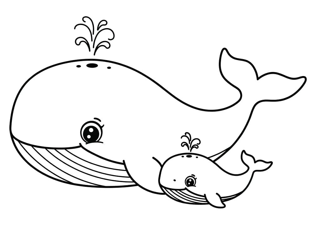 En Hval fargelegging