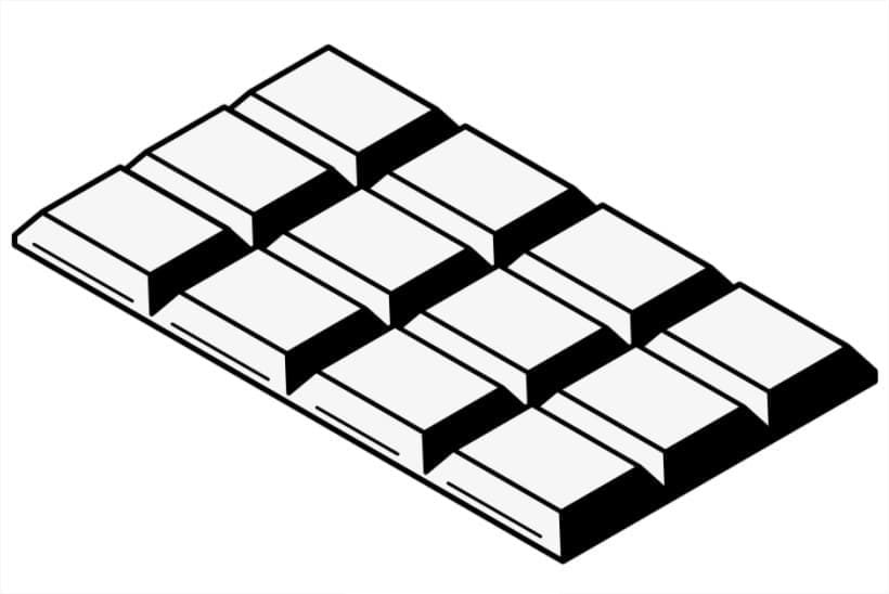 En sjokolade fargelegging