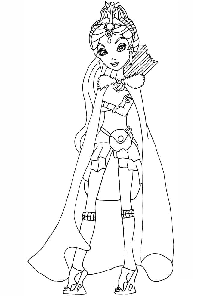 Ever After High Raven Queen fargelegging