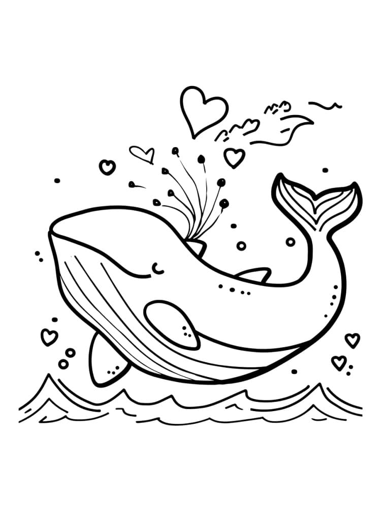 Fantastisk Hval fargelegging