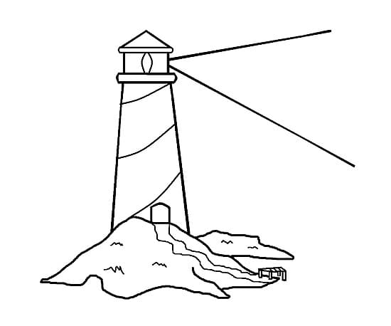 Fyrtårn for 1-åringer fargelegging