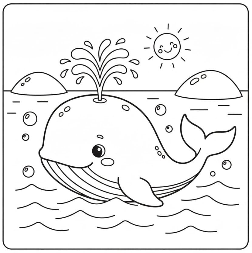 Glad Hval fargelegging