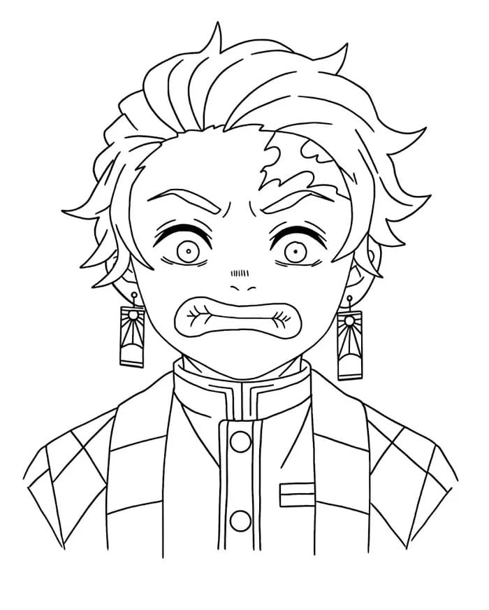 Glad Tanjiro fargelegging