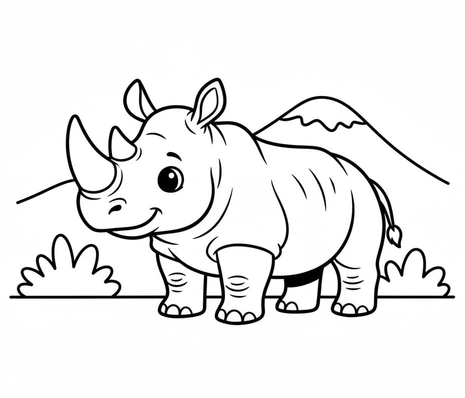 Neshorn fargelegging