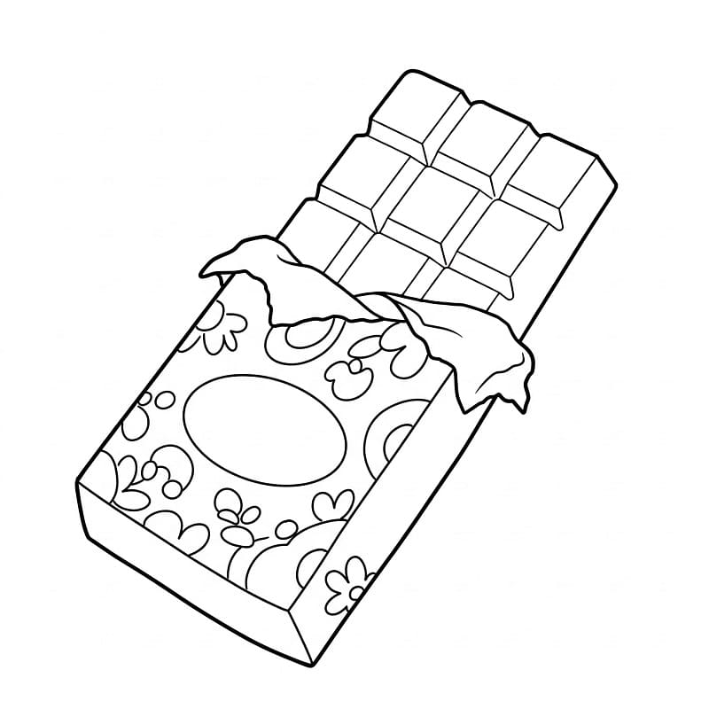 Gratis Sjokolade Bilde fargelegging