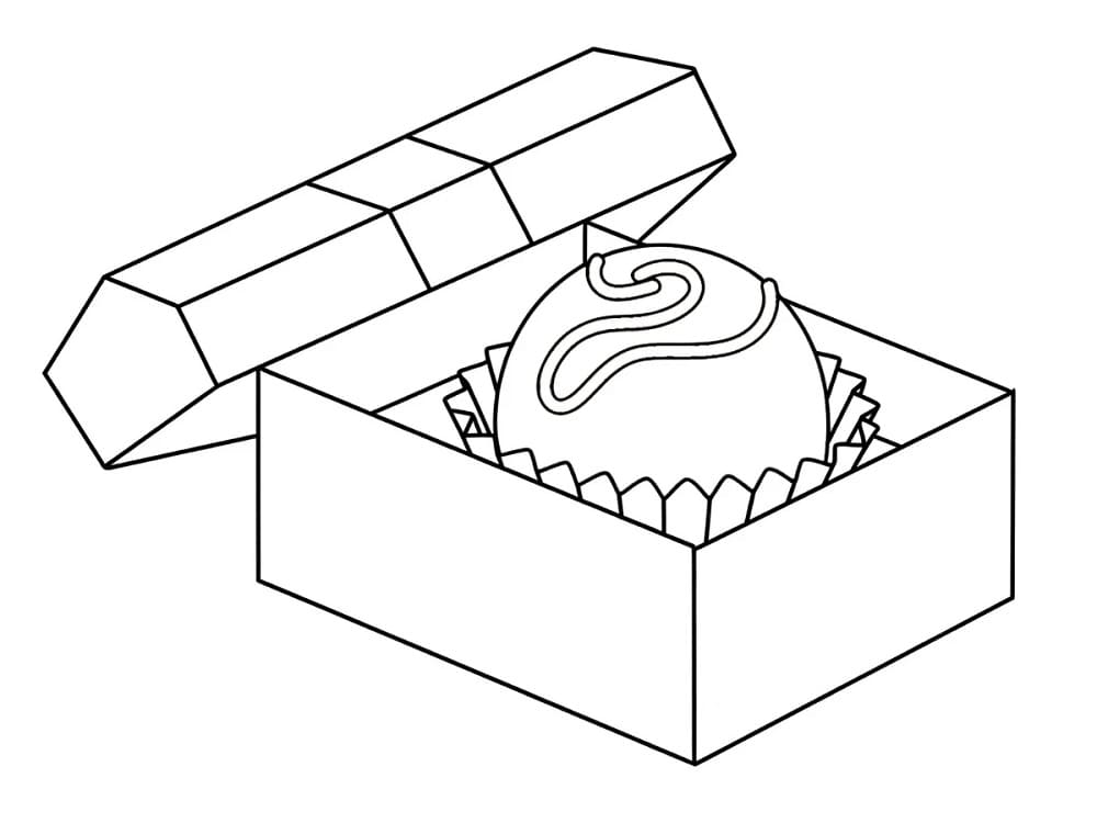 Gratis Sjokolade for Barn fargelegging