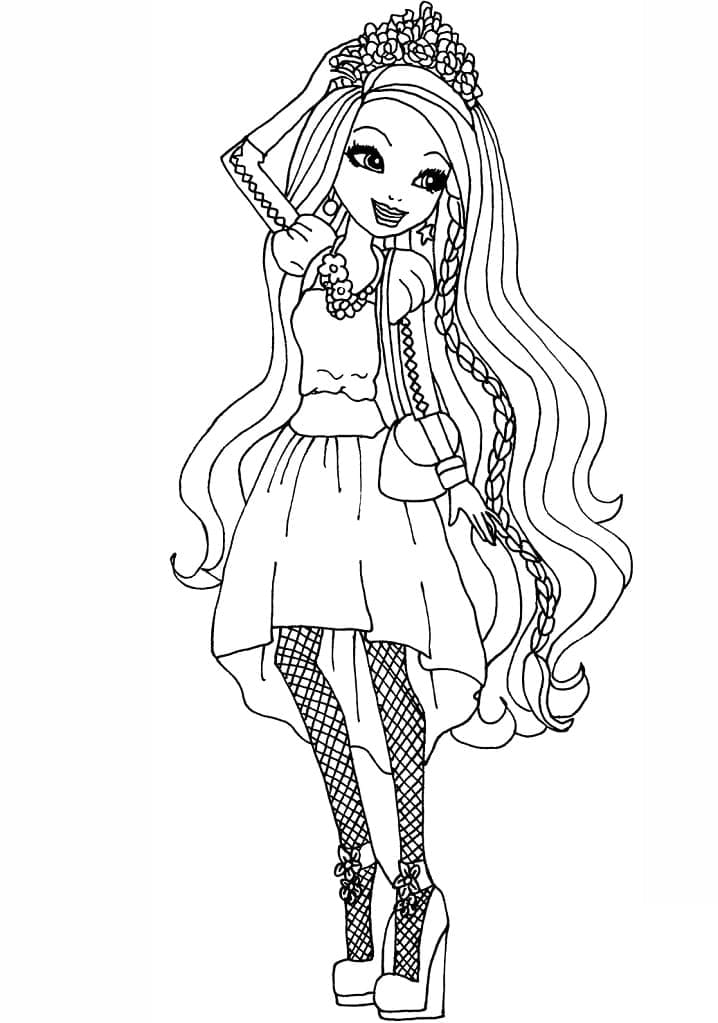 Holly O'Hair fra Ever After High fargelegging