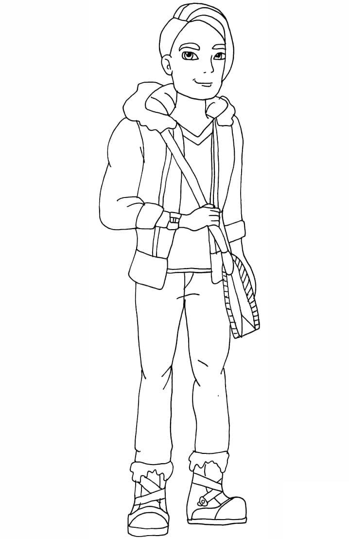 Hunter Huntsman fra Ever After High fargelegging