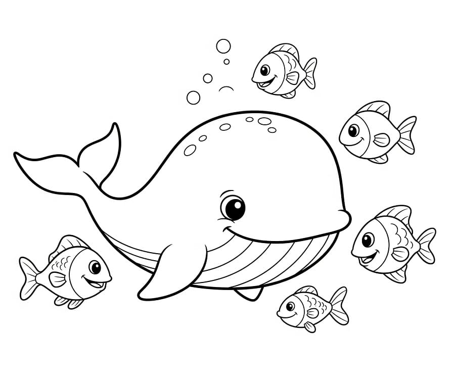 Hval Gratis fargelegging