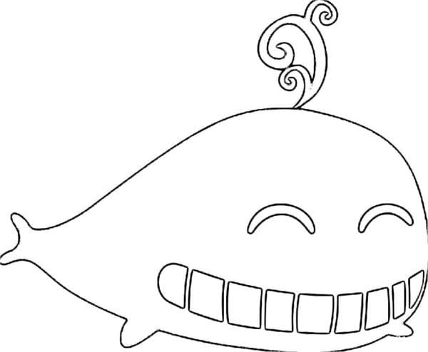 Hval for 6-åringer fargelegging