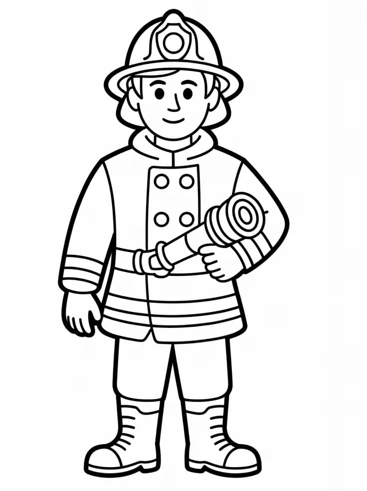 Lett Brannmann fargelegging