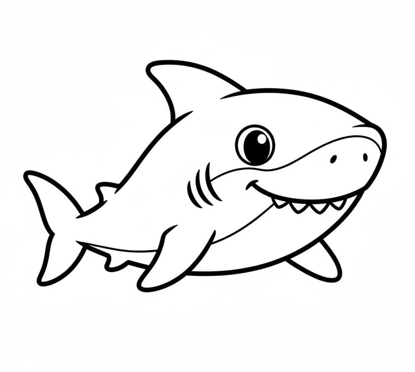 Liten Hai fargelegging