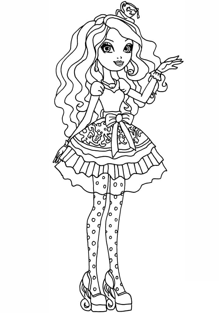 Madeline Hatter i Ever After High fargelegging