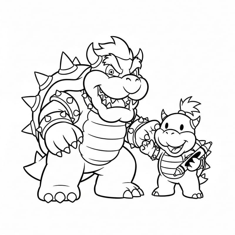 Nintendo Bowser fargelegging