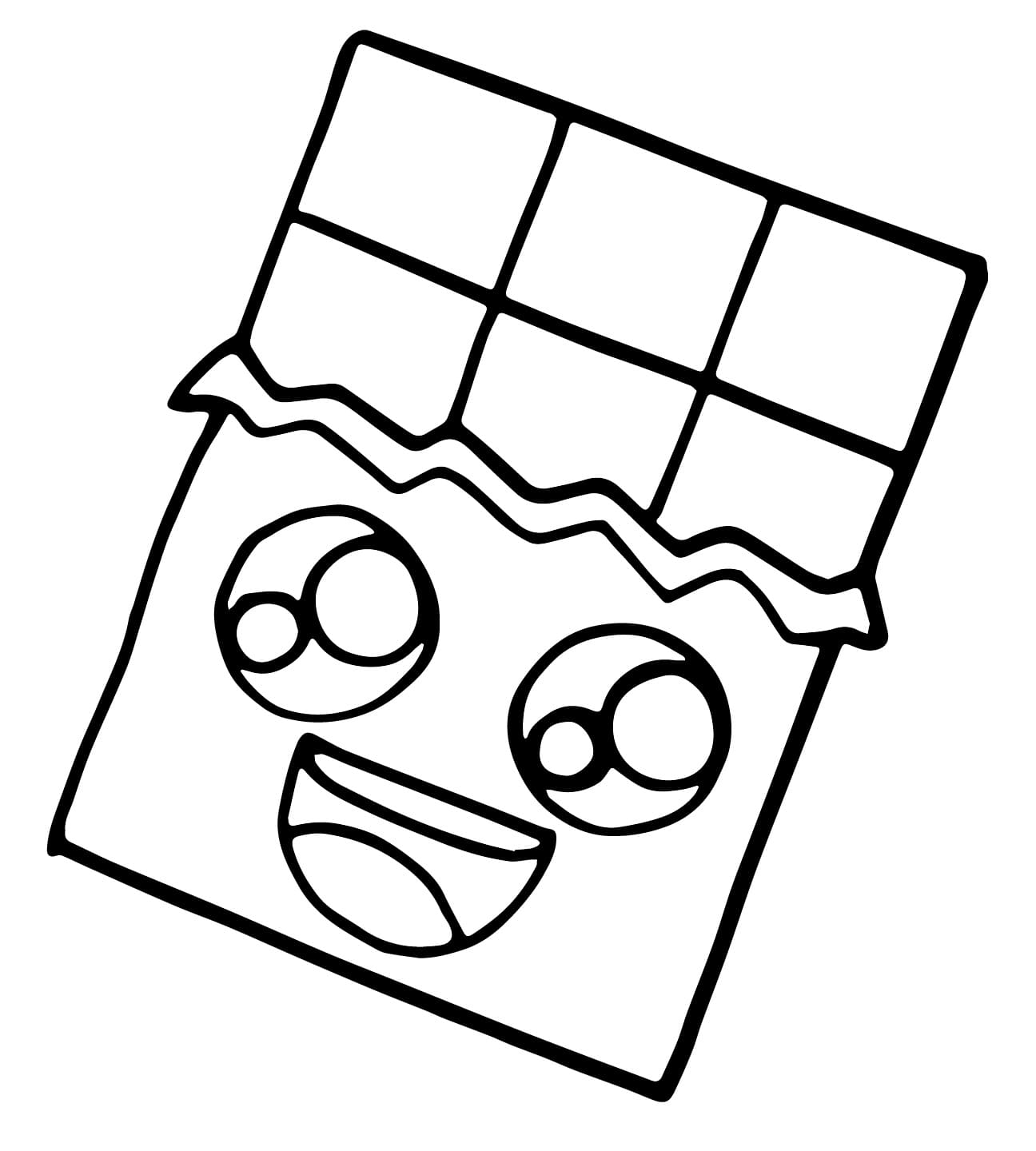 Nydelig sjokolade fargelegging