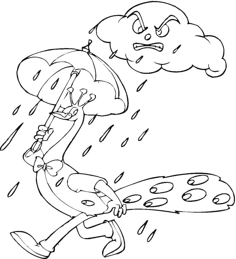 Påfugl for 3-åringer fargelegging