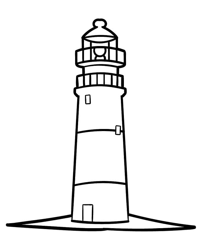Perfekt Fyrtårn fargelegging