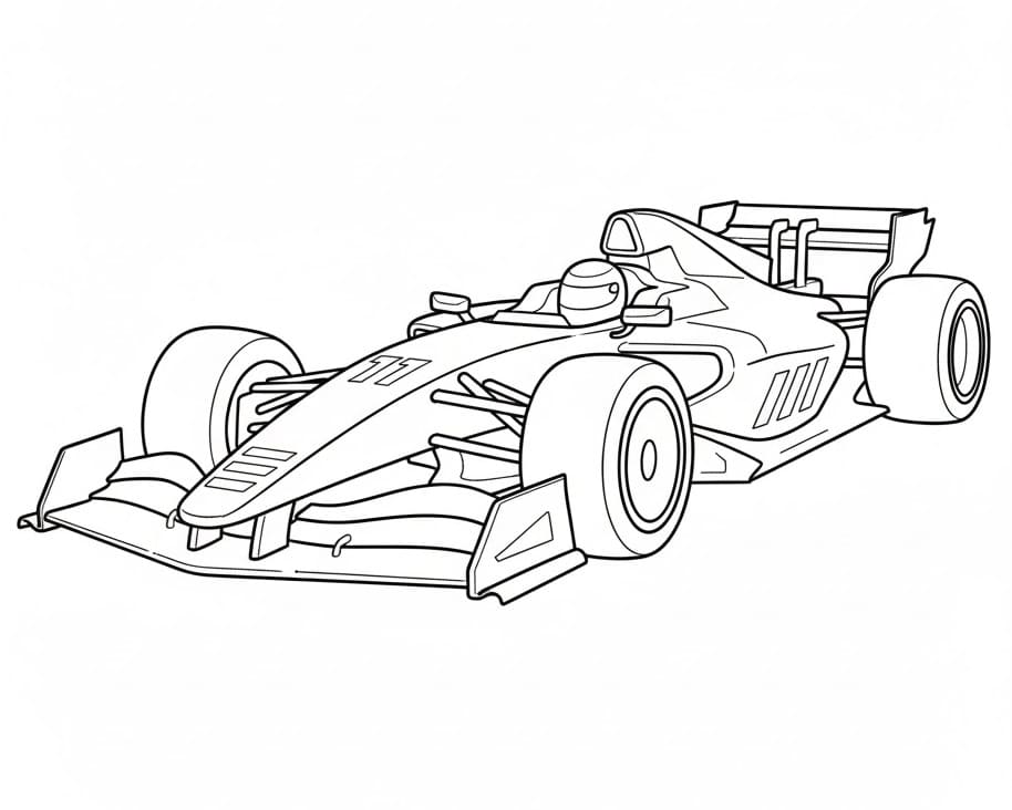 Racerbil (1) fargelegging