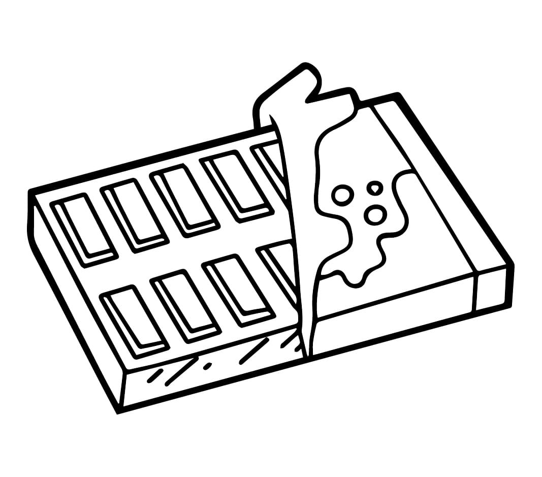 Sjokolade (3) fargelegging