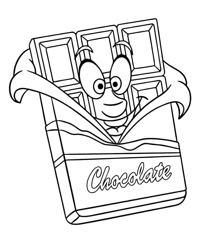 Sjokolade Bilde fargelegging