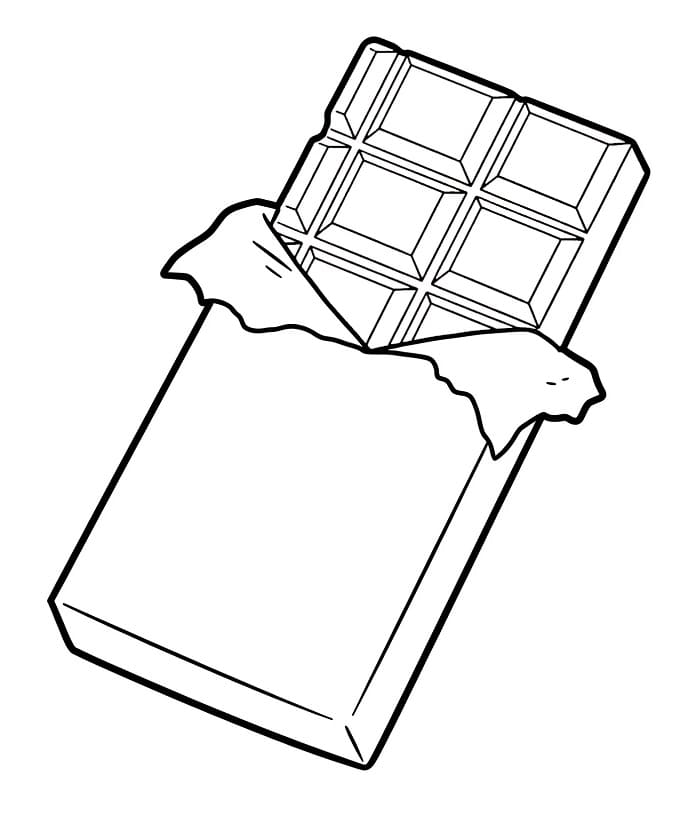 Sjokolade Gratis Utskriftbar fargelegging
